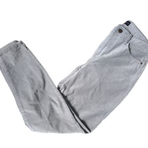 Talbot's Corduroy Pants, Size 8, Silver with glitter